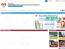 Tablet Screenshot of kpkt.gov.my
